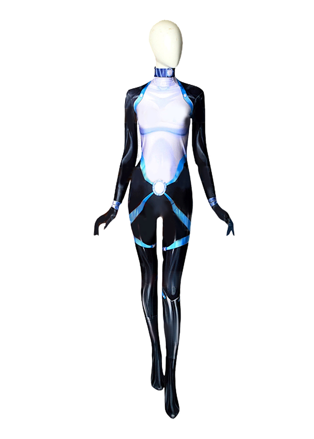 Domino Costume X-Force Neena Thurman Bodysuit Cosplay for Adult Kids