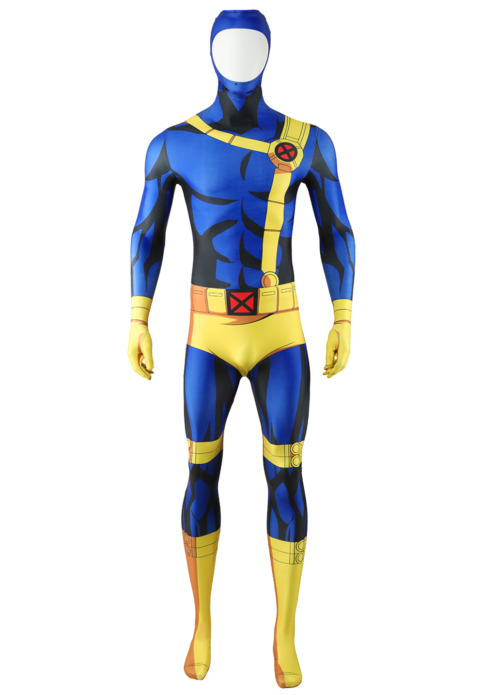 Cyclops Costume X-Men'97 Scott Summers Bodysuit Cosplay for Adult Kids