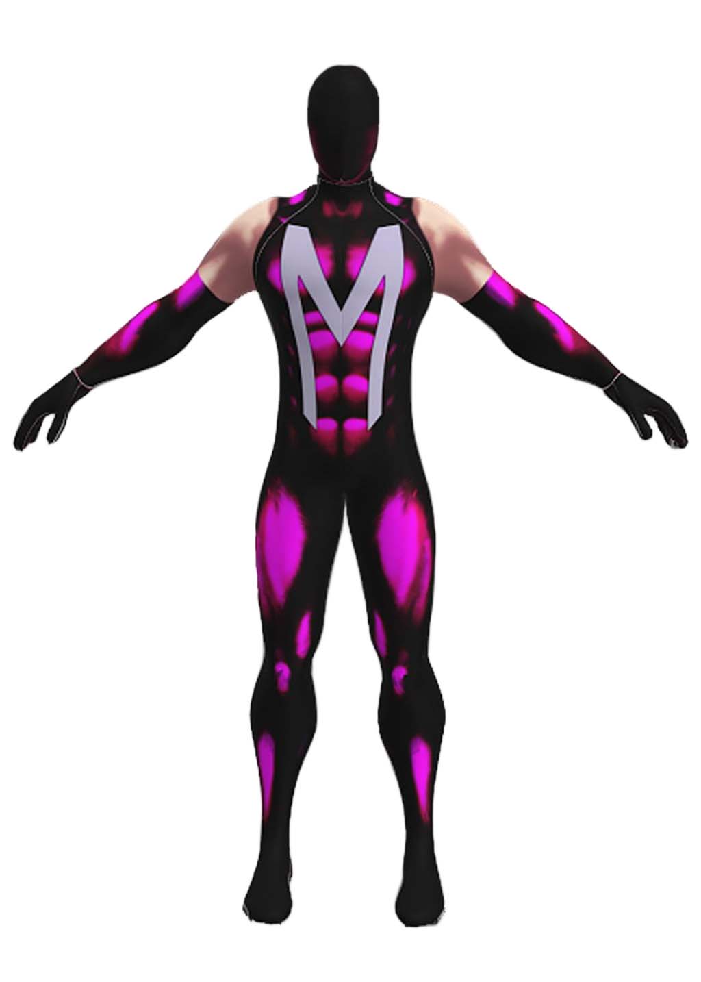 Magneto Costume X-Men‘97 Erik Lehnsherr Cosplay Bodysuit for Adult Kids Ver.1