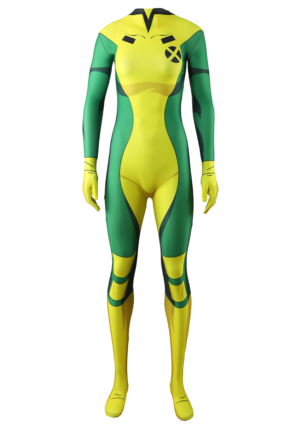 Rogue Costume X-Men'97 Anna Marie Bodysuit Cosplay for Adult Kids