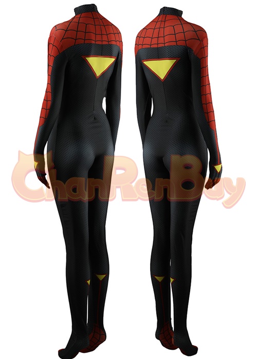 Spider-Man: Across the Spider-Verse Spider-Woman Costume Cosplay Bodysuit for Adult Kid