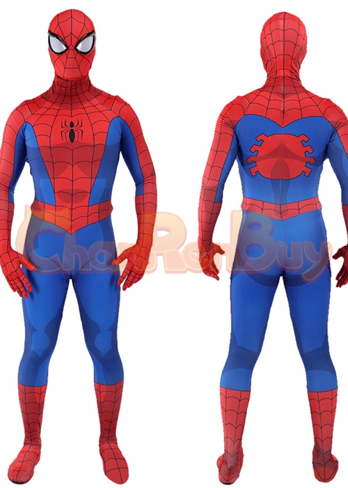 Classic 1994 Spider-Man Cosplay Peter Parker Bodysuit for Adult Kid