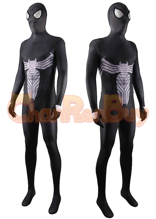 SpiderMan 3 Black SpiderMan Costume Cosplay Bodysuit Ver. 3 for Adult