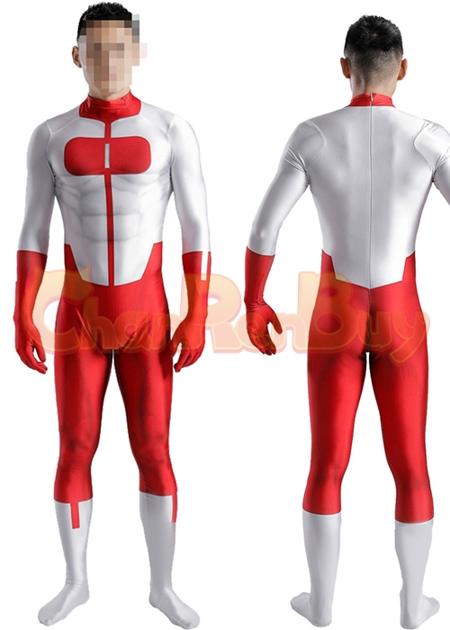 Invincible Costume Cosplay Omni-Man Nolan Grayson Bodysuit for Adult Kid