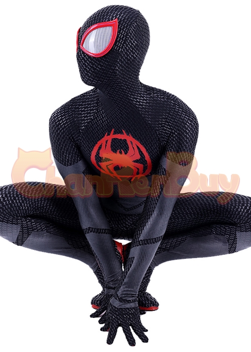 Spider-Man: Across the Spider-Verse Miles Morales Costume Cosplay Bodysuit for Adult Kid Ver.5