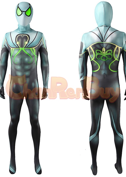 Spider-Man Doctor Octopus Costume Cosplay Otto Gunther Octavius Bodysuit for Adult Kid
