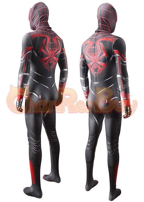Spider-Man: Miles Morales Costume Cosplay Bodysuit Ver.5 for Adult Kid