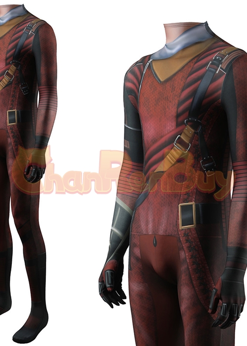 Guardians of the Galaxy Vol. 3 Kraglin Costume Cosplay Bodysuit for Adult Kid