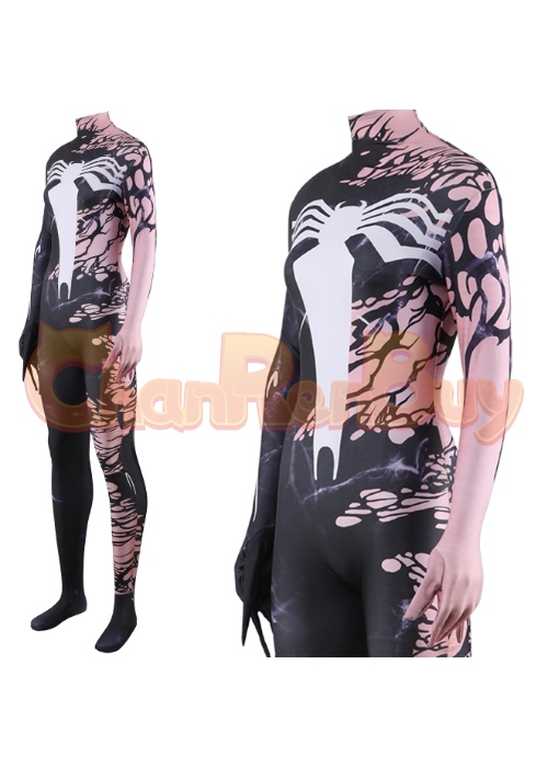 Venom Costume Cosplay Female Venom Bodysuit for Adult Kid