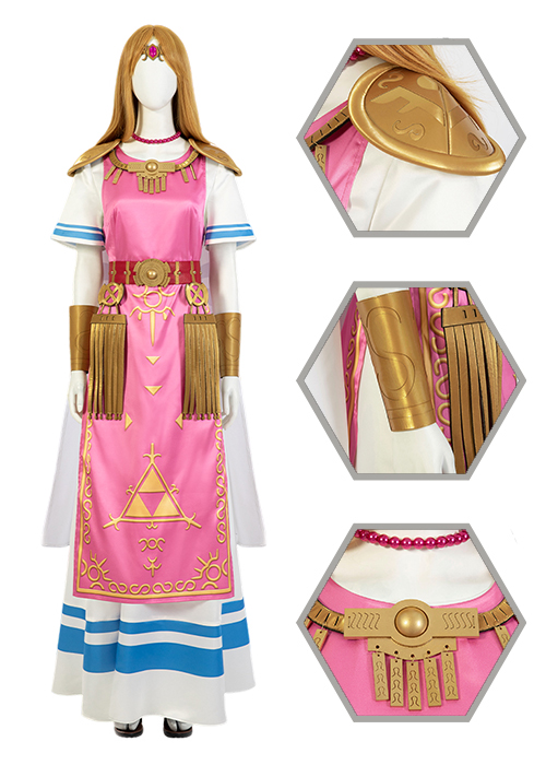 Princess Zelda Costume Cosplay The Legend of Zelda: A Link to the Past Outfit