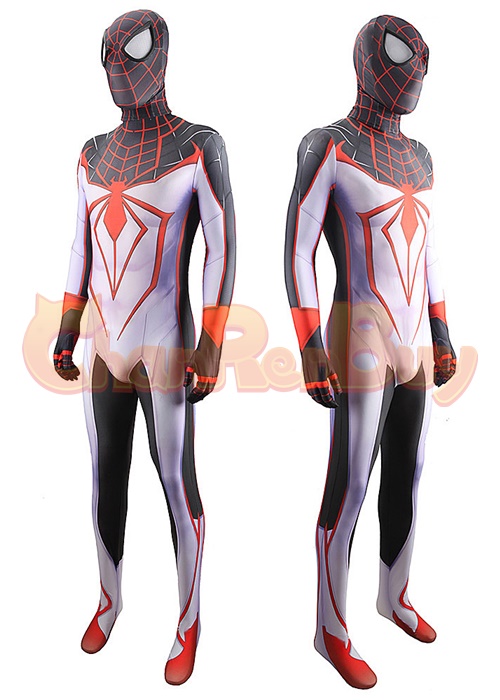 Spider Man Cosplay Miles Morales Bodysuit Ver. 5 for Adult Kid