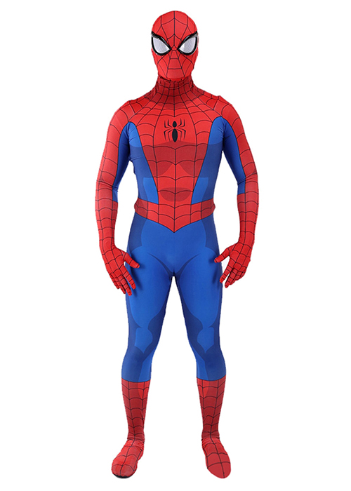 Classic 1994 Spider-Man Cosplay Peter Parker Bodysuit for Adult Kid