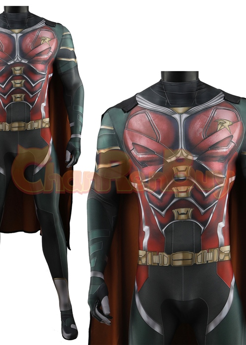 Titans Robin Costume Cosplay Bodysuit for Adult Kid