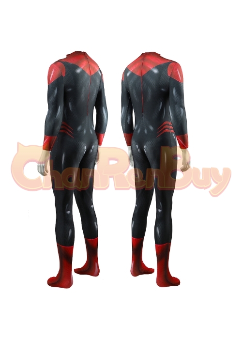 Green Lantern Red Lantern Corps Costume Cosplay Bodysuit for Adult Kid