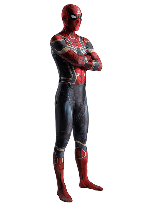 New Avengers Infinity War Costume Cosplay Iron Spider Bodysuit Ver.3 for Adult Kid