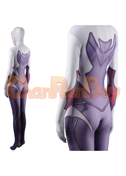 Spider-Gwen Costume Cosplay Gwen Bodysuit for Adult Kid