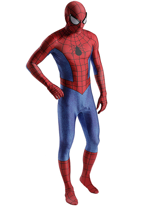 Spider-Man Costume Cosplay Peter Parker Bodysuit Ver.5 for Adult Kid