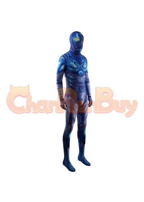 Blue Beetle Jaime Reyes Costume Cosplay Bodysuit for Adult Kid