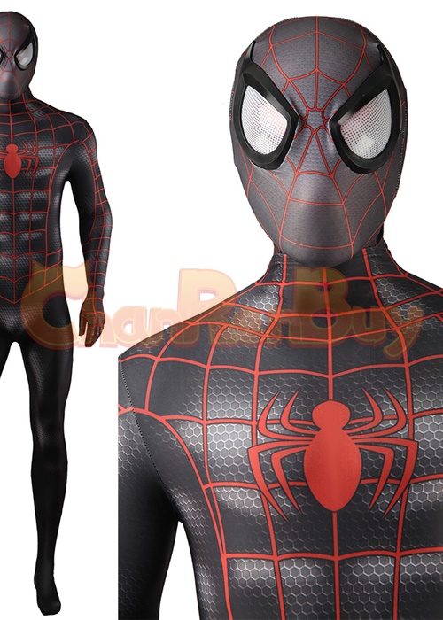 Spider-Man: Miles Morales Spider-Man Costume Cosplay Bodysuit for Adult Kid