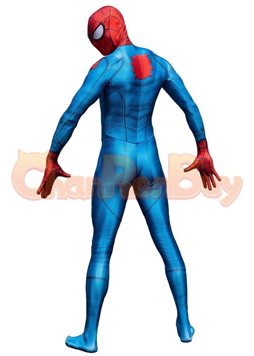 Spider-Man Miles Morales Costume Cosplay Bodysuit for Adult Kid Ver.3
