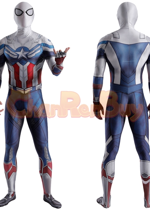 The Falcon And The Winter Soldier Cosplay Sam Wilson Bodysuit for Adult Kid