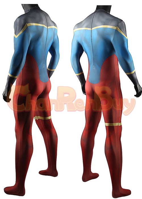 Young Justice Superboy Costume Cosplay Bodysuit Ver. 3 For Adult Kid