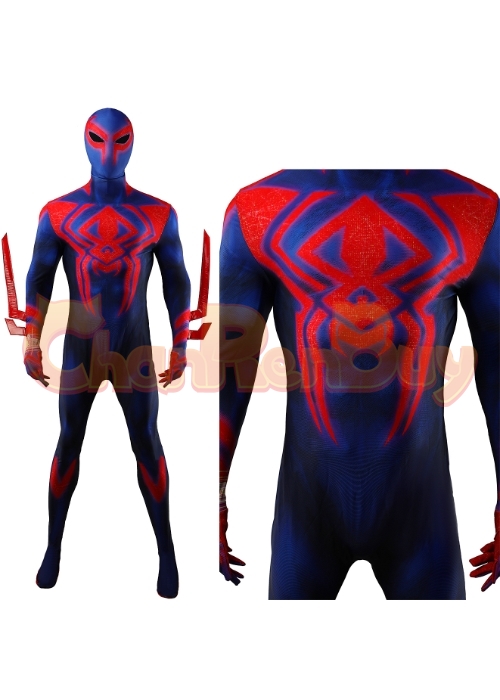 Spider-Man 2099 Costume Cosplay Bodysuit for Adult Kid Ver. 4
