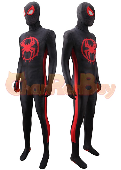 Across the Spider-Verse Cosplay Miles Morales Bodysuit for Adult Kid
