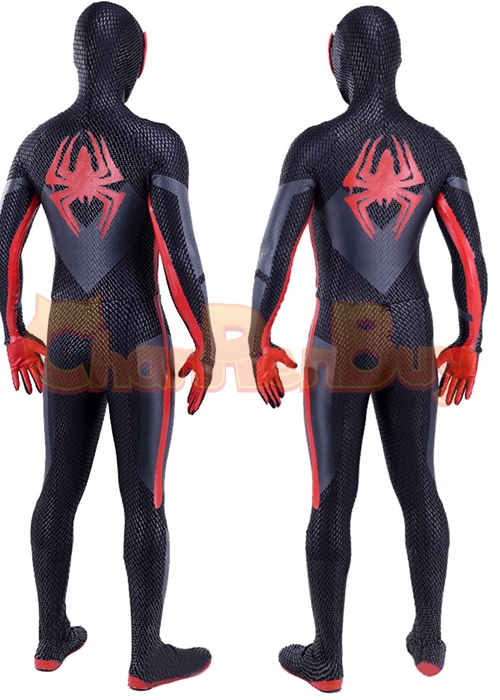 Spider-Man: Across the Spider-Verse Miles Morales Costume Cosplay Bodysuit for Adult Kid Ver.5