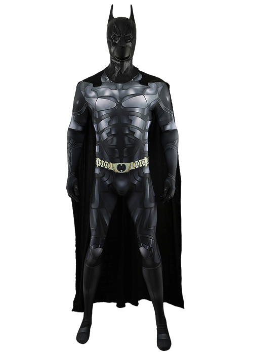 The Dark Knight Bruce Costume Cosplay Bodysuit for Adult Kid