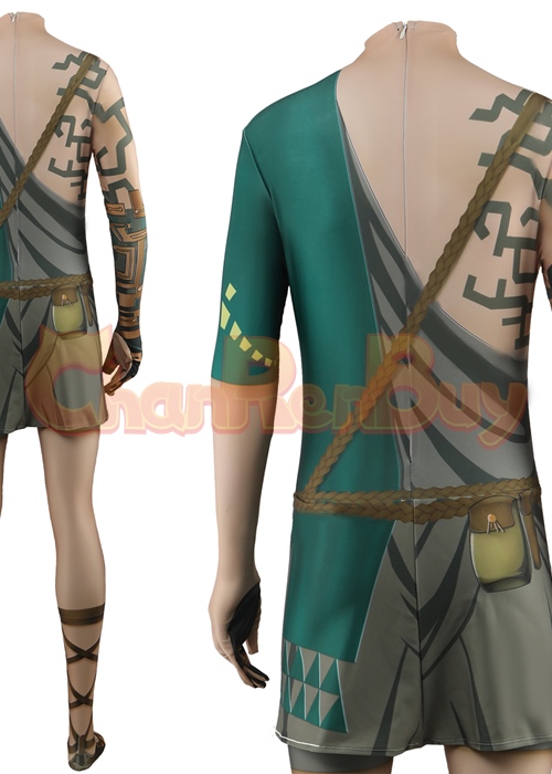 The Legend of Zelda: Tears of the Kingdom Link Costume Cosplay Bodysuit for Adult Kid