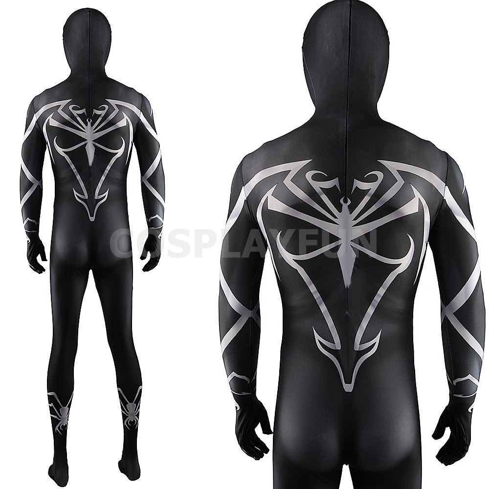 Spider-Man Ultimate Symbiote Venom Costume Cosplay Bodysuit for Adult Kid