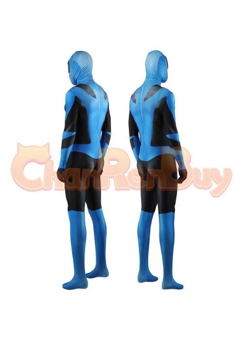 Blue Lantern Corps Costume Cosplay Spider man Bodysuit for Adult Kid