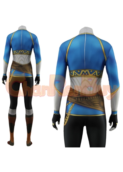 The Legend of Zelda: Tears of the Kingdom Zelda Costume Cosplay Bodysuit for Adult Kid