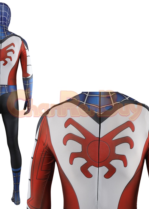 Avengers Captain America Costume Cosplay Spider Man Bodysuit for Adult Kid