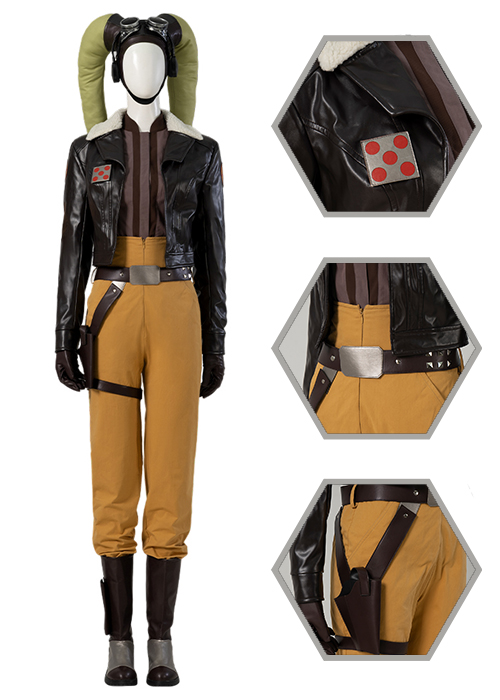 Hera Syndulla Costume Cosplay Suit Star Wars: Ahsoka Outfit