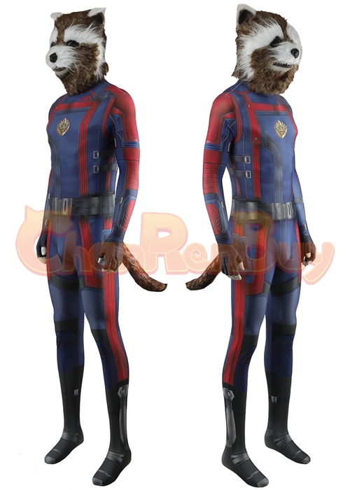 Guardians of the Galaxy Vol. 3 Rocky Costume Cosplay Bodysuit for Adult Kid
