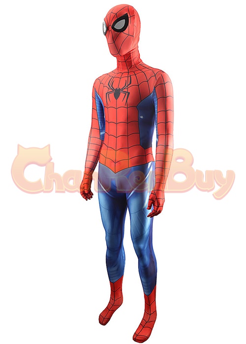 Classic Spider-Man Costume Cosplay Peter Parker Bodysuit for Adult Kid