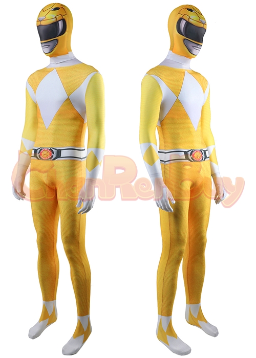 Kyoryu Sentai Zyuranger Trini Costume Cosplay Bodysuit for Adult Kid