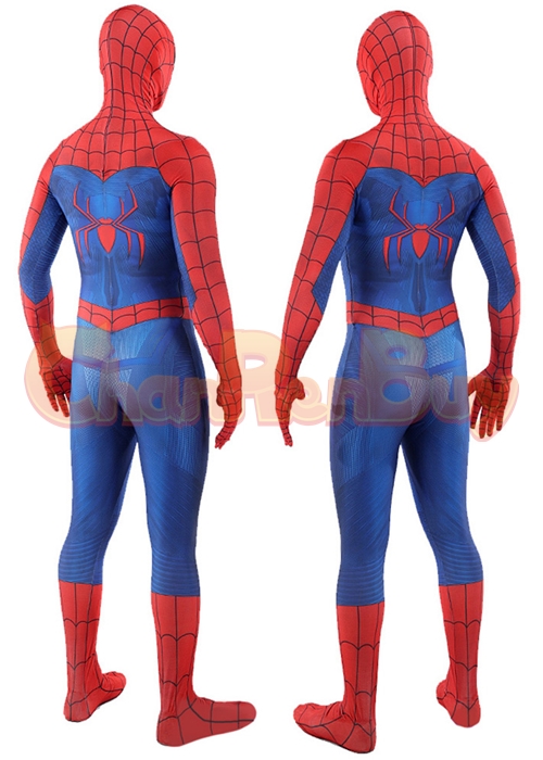 Classic Spider-Man Cosplay Peter Parker Bodysuit Ver.7 for Adult Kid