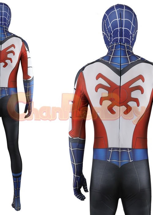 Avengers Captain America Costume Cosplay Spider Man Bodysuit for Adult Kid