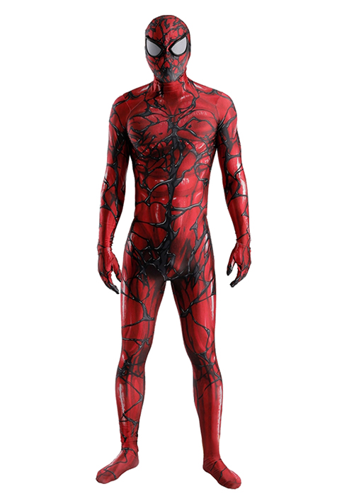 Venom 2: Let There Be Carnage Cosplay Carnage Bodysuit for Adult Kid