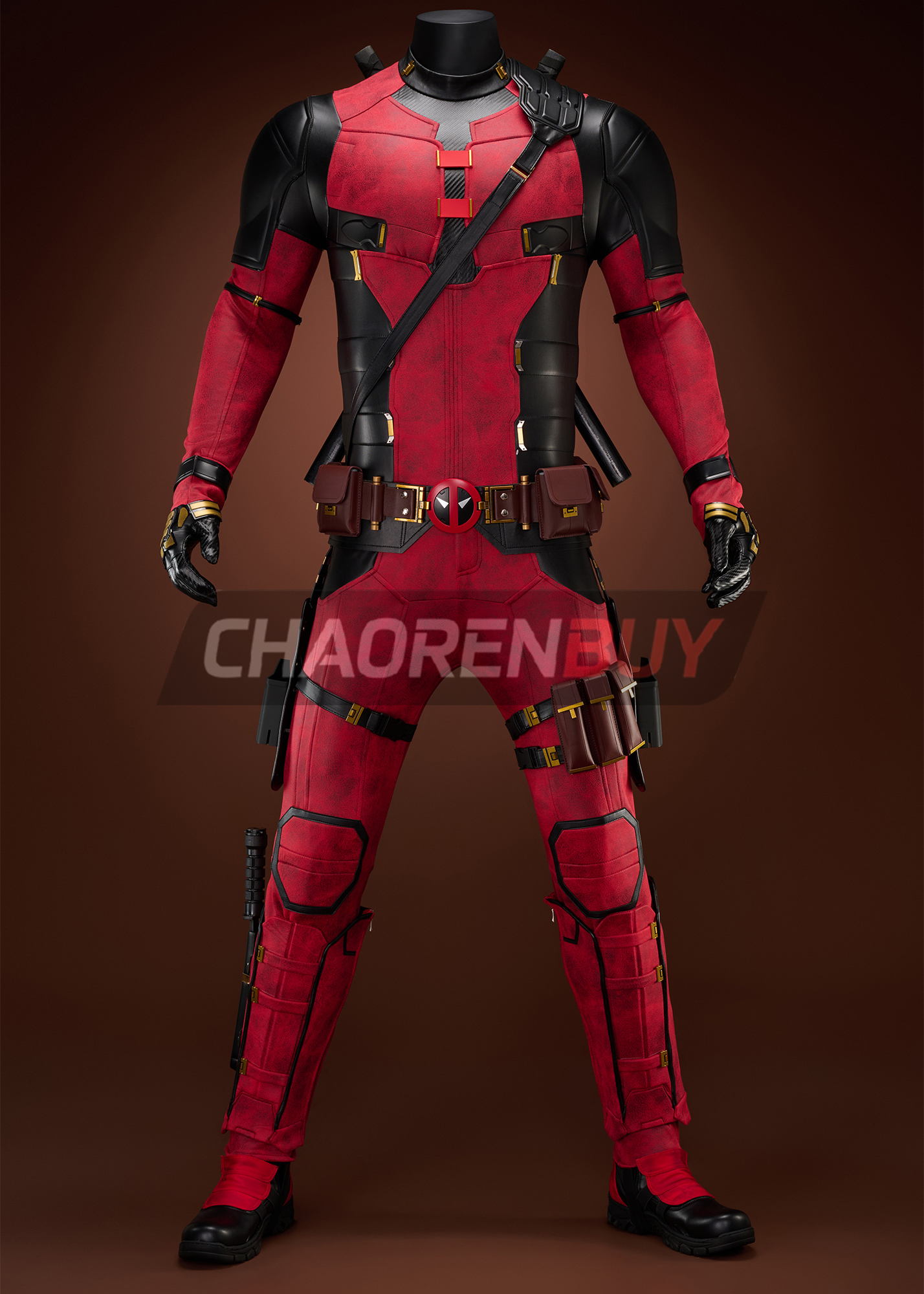 Wade Wilson Costume Deadpool & Wolverine Suit Cosplay Top Level