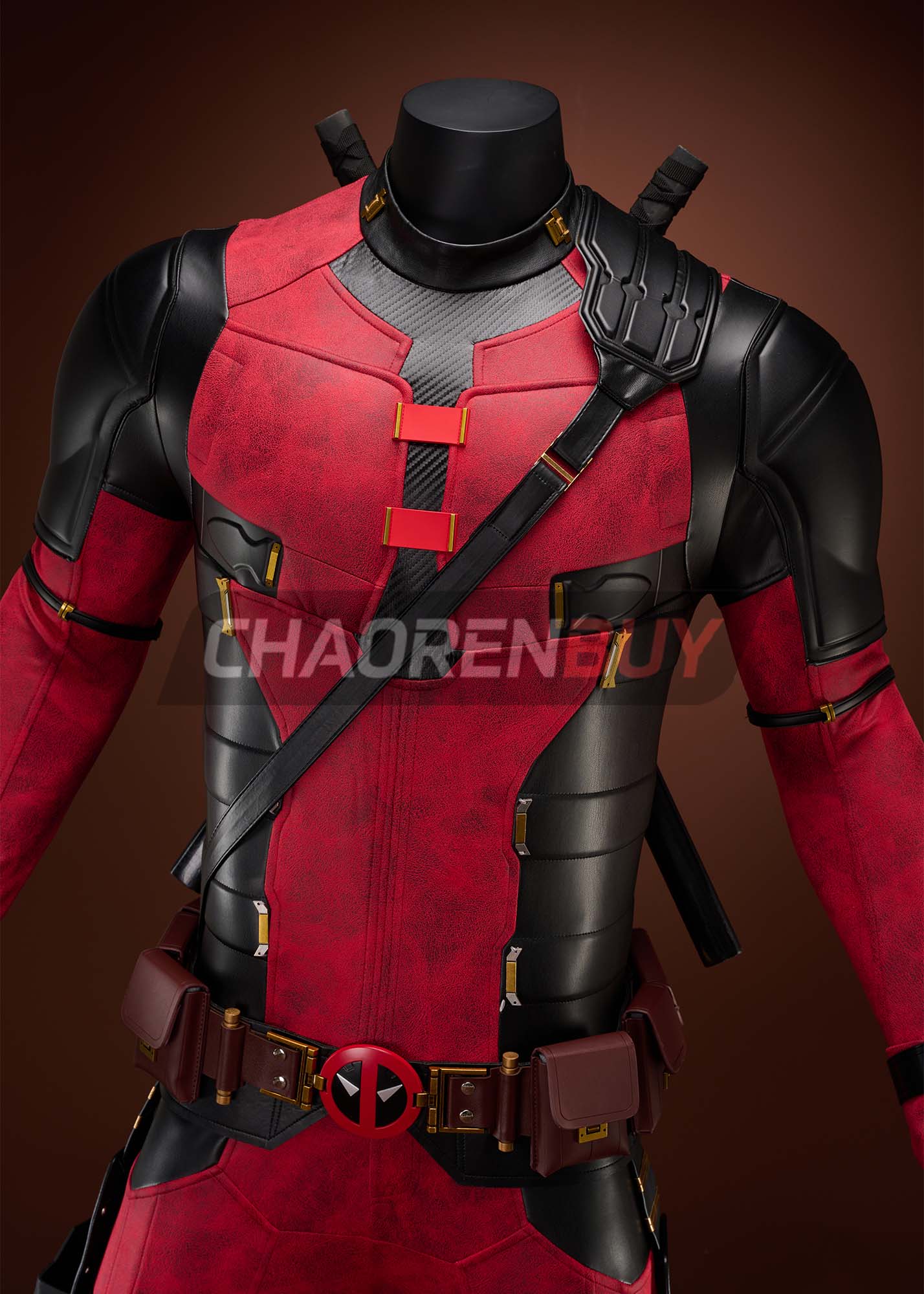 Wade Wilson Costume Deadpool & Wolverine Suit Cosplay Top Level