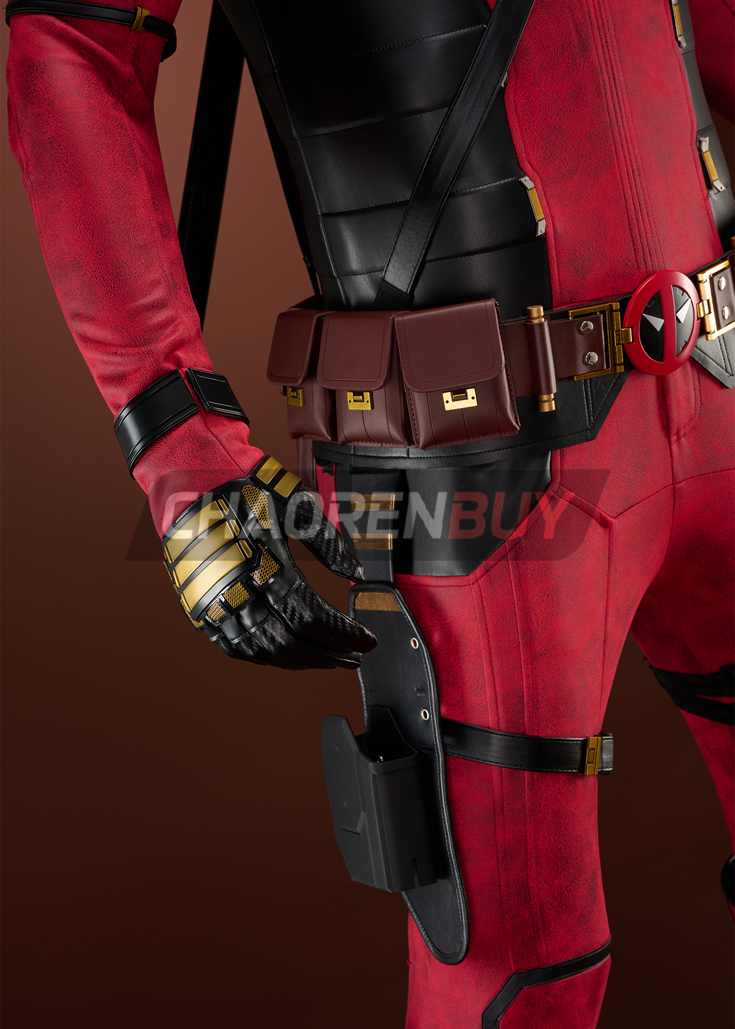 Wade Wilson Costume Deadpool & Wolverine Suit Cosplay Top Level