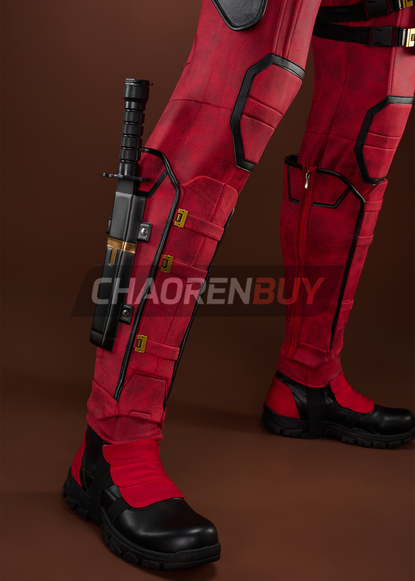Wade Wilson Costume Deadpool & Wolverine Suit Cosplay Top Level