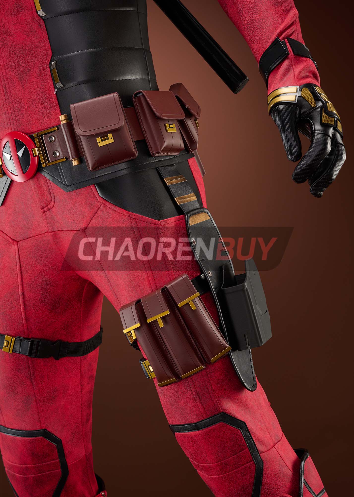 Wade Wilson Costume Deadpool & Wolverine Suit Cosplay Top Level