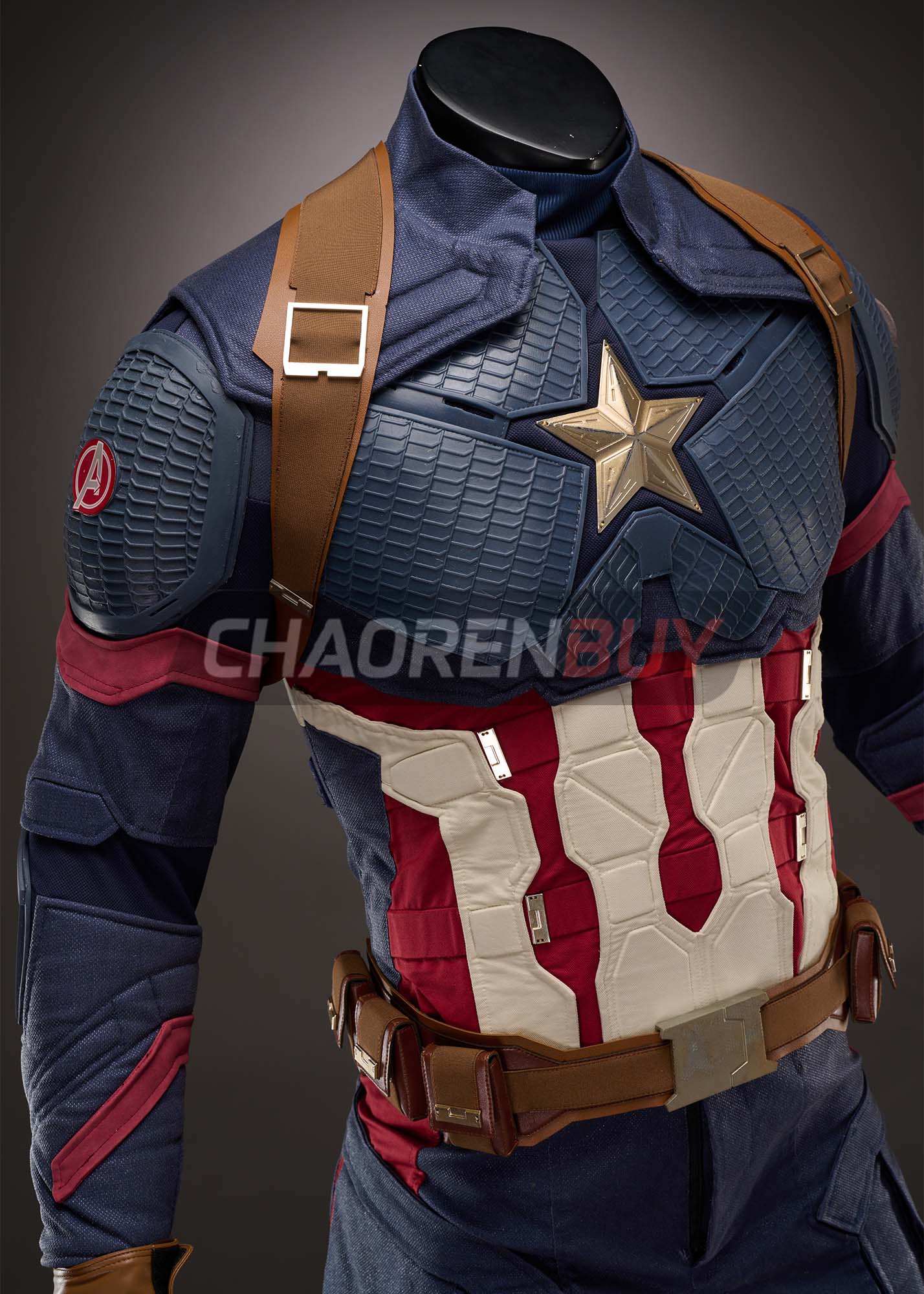 Captain America Costume Avengers Endgame Suit Cosplay Upgrade Ver