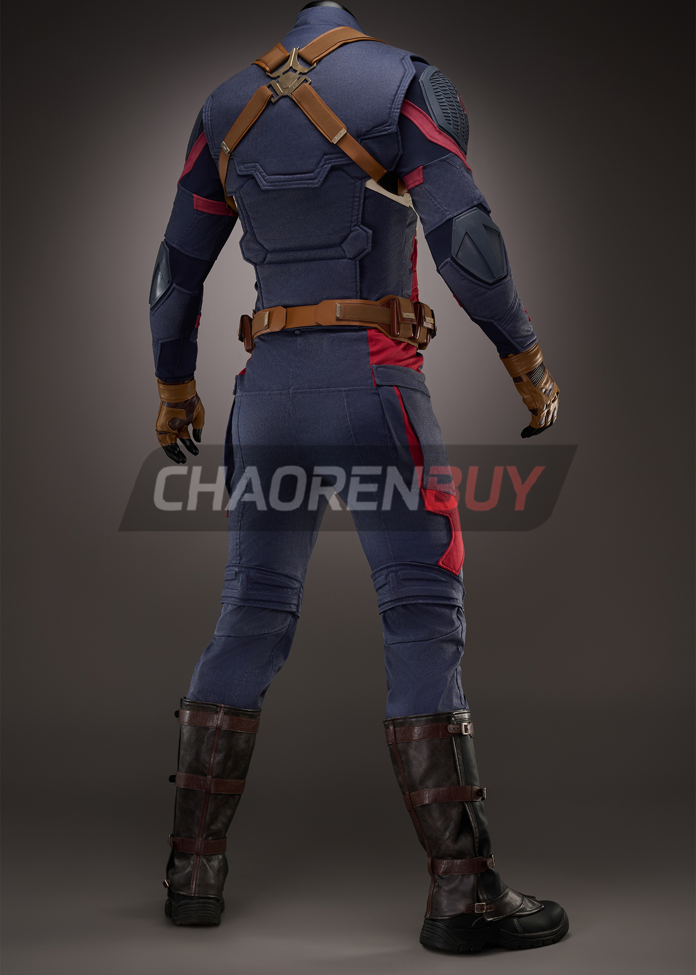 Captain America Costume Avengers Endgame Suit Cosplay Upgrade Ver