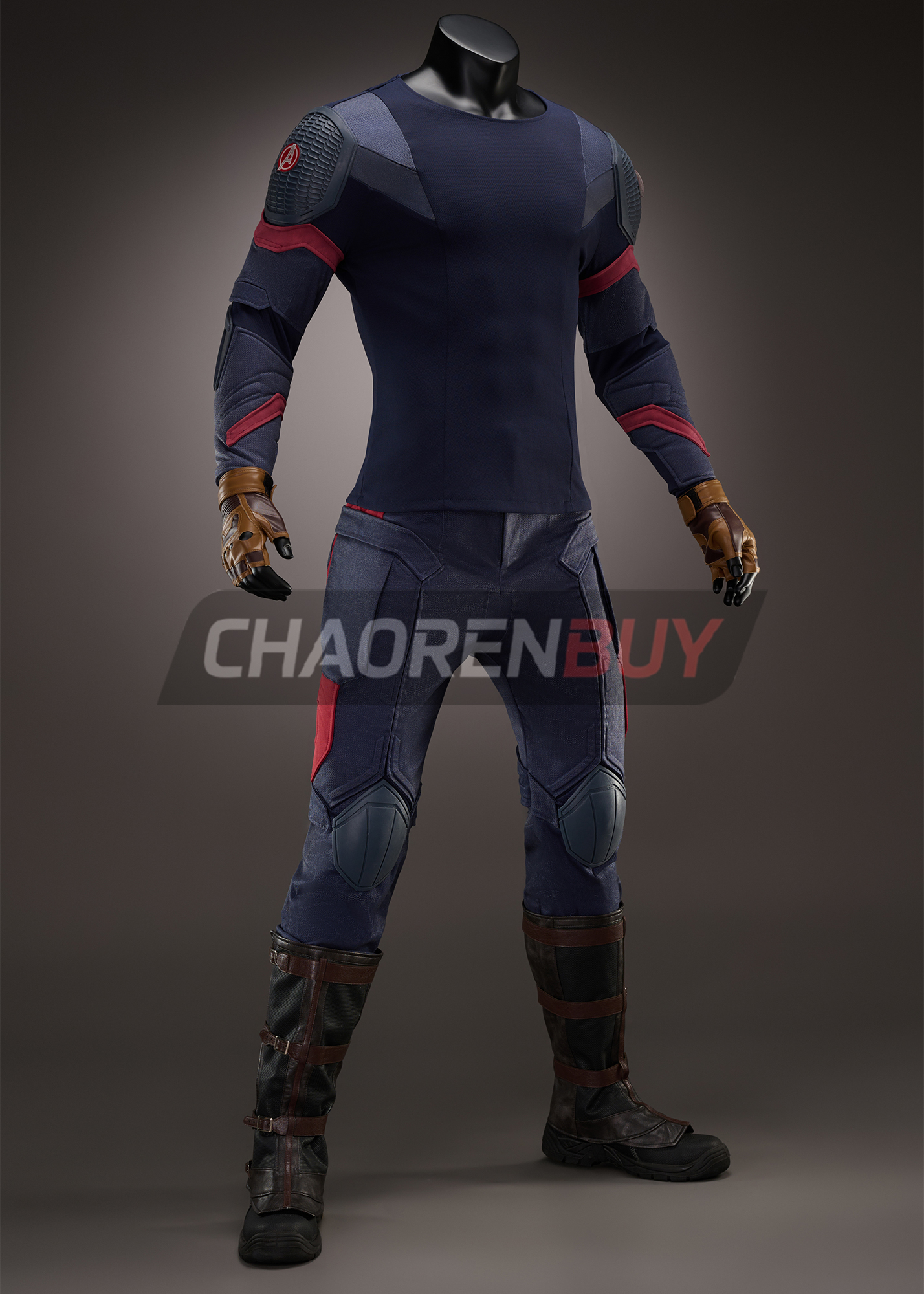 Captain America Costume Avengers Endgame Suit Cosplay Upgrade Ver
